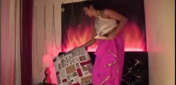  Devika Chaste Hot Dance in Saree